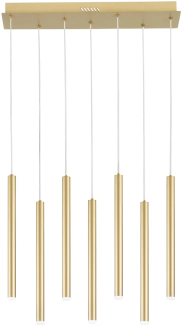 35W LED pakabinamas šviestuvas PYPE, aukso sp., CCT