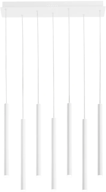 35W LED pakabinamas šviestuvas PYPE, baltas, CCT