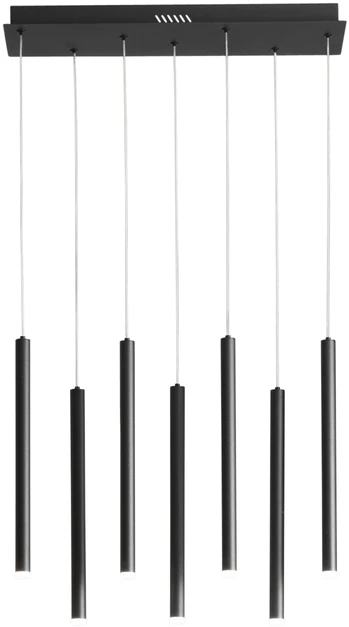 35W LED pakabinamas šviestuvas PYPE, juodas, CCT