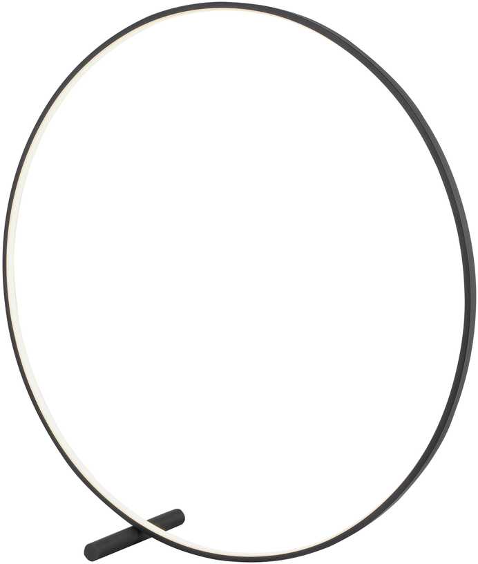 35W LED pastatomas šviestuvas CIRCLE, juodas, 3000K, 4303000