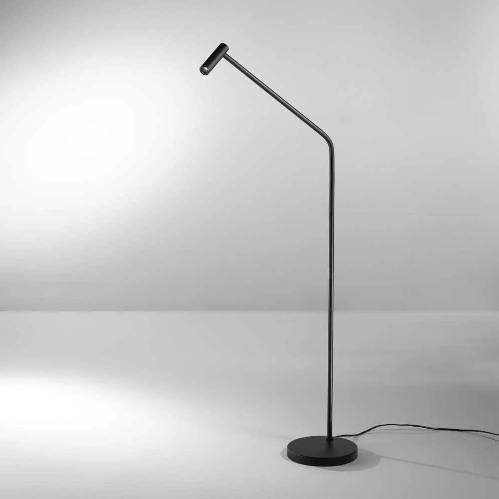 Ideal Lux 3,5W LED pastatomas šviestuvas EASY, juodas, 3000K, 295497