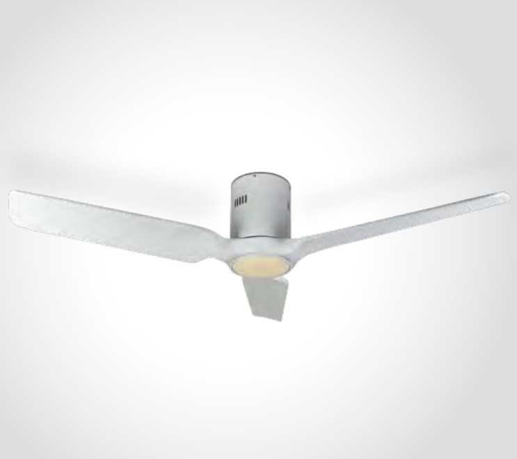 Lubinis šviestuvas 35W ventiliatorius su dimeriuojamu 22W LED šviestuvu, baltas, 3000/4000/5500K, 6310C/W/V