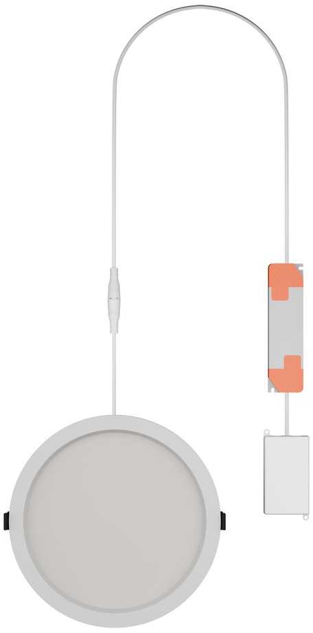 36/30/25W LED įleidžiama panelė COMFORT HIGH EFFICIENCY, balta, 4000K, 100°, IP44