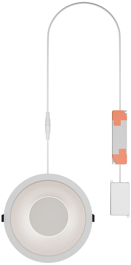 36/30/25W LED įleidžiama panelė COMFORT HIGH EFFICIENCY, balta, 4000K, 60°, DALI2, UGR19, IP44