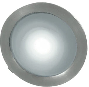 3,6W LED įleidžiamas lauko šviestuvas laiptų apšvietimui RIDER, nikelio sp., RGB, IP67, 6vnt.
