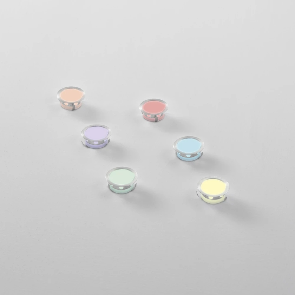 3,6W LED įleidžiamas lauko šviestuvas laiptų apšvietimui RIDER, nikelio sp., RGB, IP67, 6vnt.