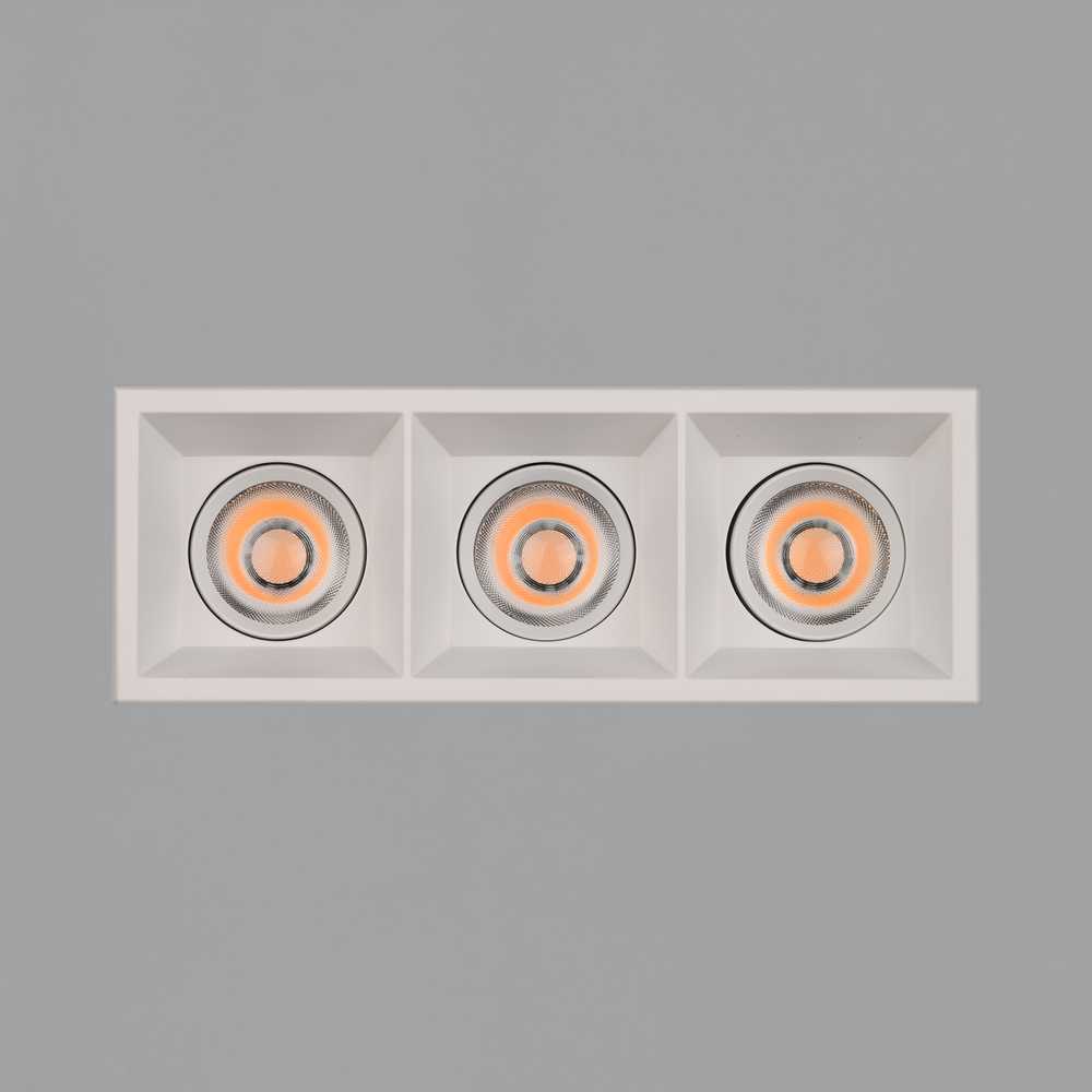 36W LED įleidžiamas šviestuvas MOVE, baltas, 3000/4000K, IP44, E3984179B