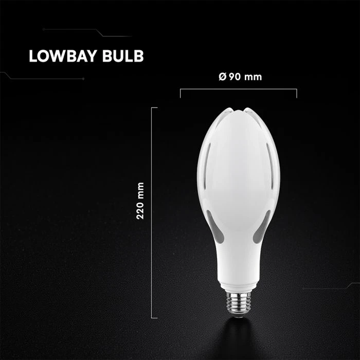36W LED lemputė, E27, 4000K, 300°, CREE LED Chip
