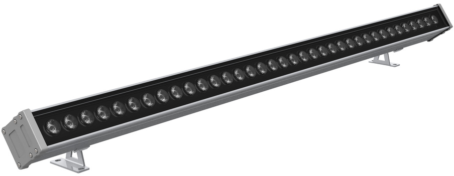 36W LED linijinis fasado šviestuvas WALLWASHER, aliuminio sp., 4000K, 30°, 1000mm, IP66