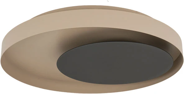 36W LED lubinis šviestuvas, smėlio/juodos sp., 2700/3000/4000K, dimeriuojamas, 2683