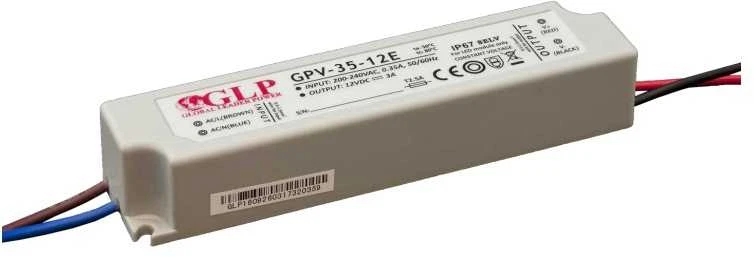 Mojeledy 36W LED maitinimo šaltinis GLP, 24V/1.5A, IP67