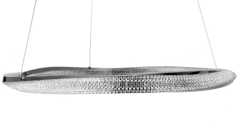 36W LED pakabinamas šviestuvas ANILLO, tamsaus chromo sp., 3000K, 80cm