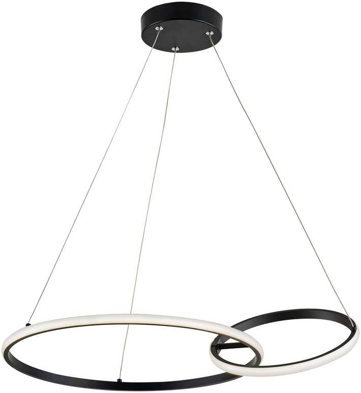 36W LED pakabinamas šviestuvas DOUBLE, juodas, 3000K, 4275800