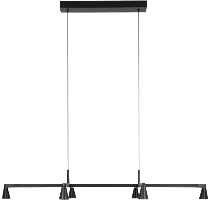 36W LED pakabinamas šviestuvas, juodas, 2700/3000K, dimeriuojamas, 2693