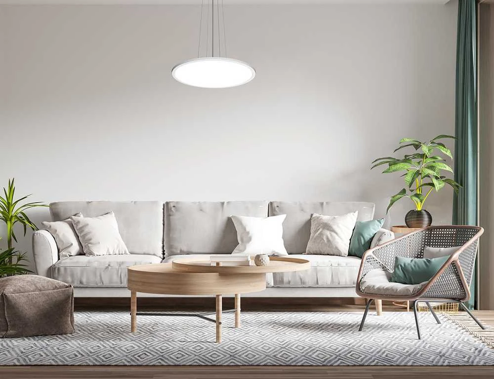 36W LED pakabinamas šviestuvas MANITO, baltas, 2800/4000/6000K, IP40