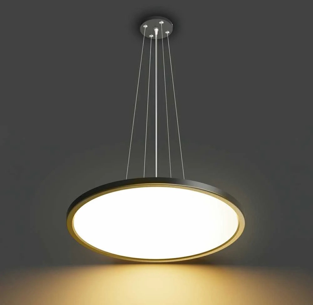 36W LED pakabinamas šviestuvas MANITO, juodas, 2800/4000/6000K, IP40