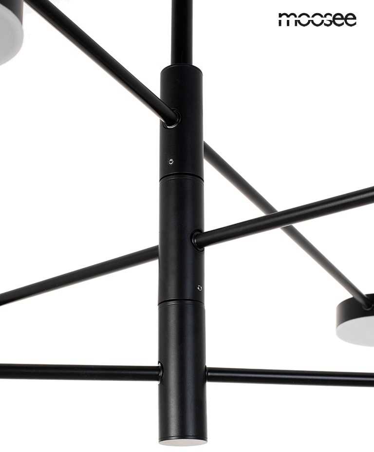 36W LED pakabinamas šviestuvas PIAZETTA, juodas, 3000K