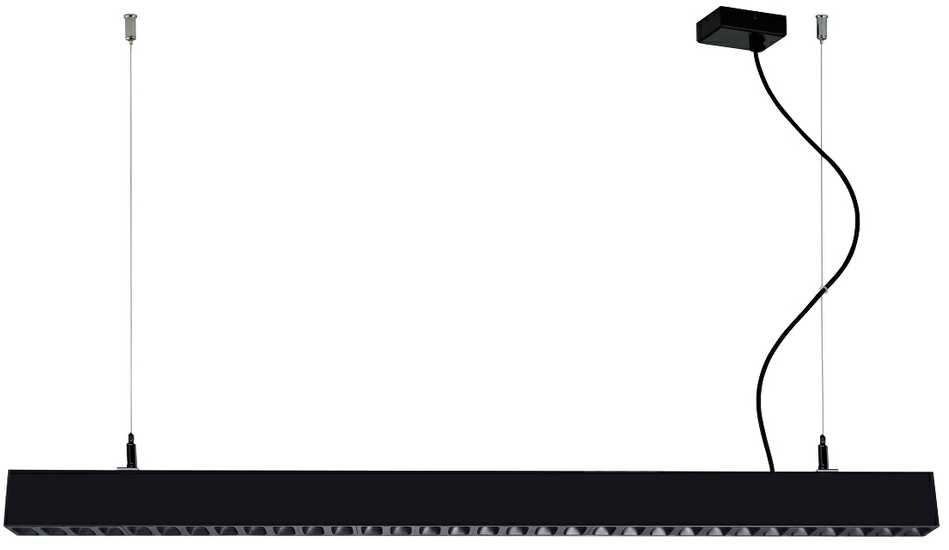 36W LED pakabinamas šviestuvas TOP LINE, juodas, 3000/4000K/6500K, DALI, 3911-0025-2-B-D3