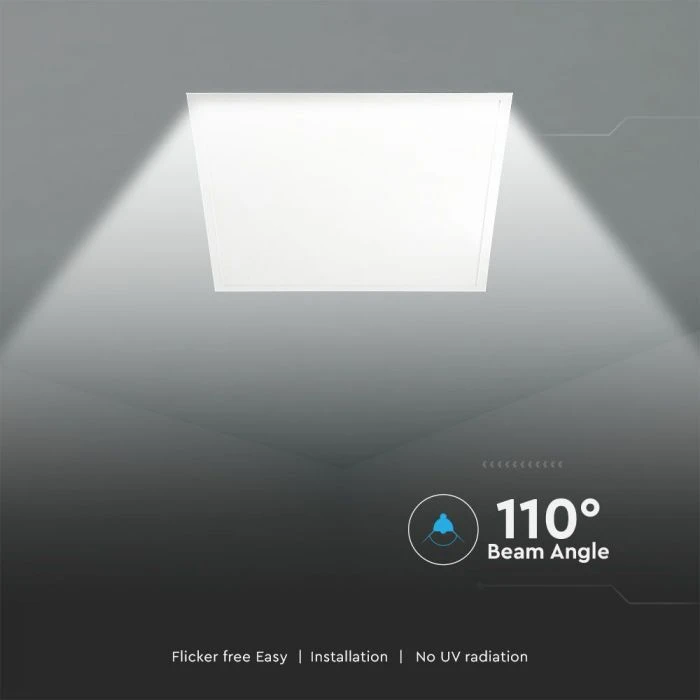 V-tac 36W LED panelė, 60x60cm, balta, 4000K