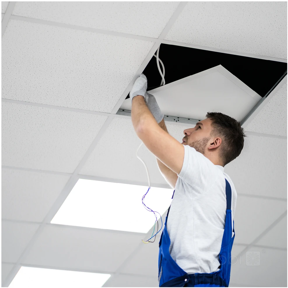 36W LED panelė NELIO, balta, 4000K, IP40, 60x60cm