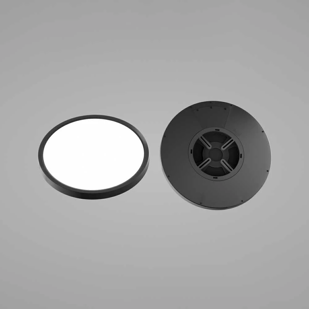 Italux 36W LED paviršinė panelė ALATA, juoda, 2800/4000/6000K
