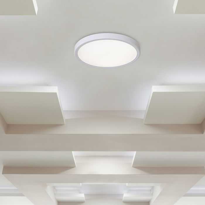 Lubinis šviestuvas 36W LED paviršinis šviestuvas, baltas, 3000/4500/6500K, dimeriuojamas