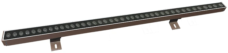 Sieninis šviestuvas 36W LED sieninis fasado šviestuvas, tamsiai rudas, 2700K, IP65, E498