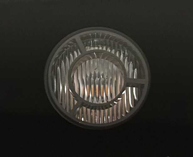 36W LED sieninis fasado šviestuvas, tamsiai rudas, 2700K, IP65, E498