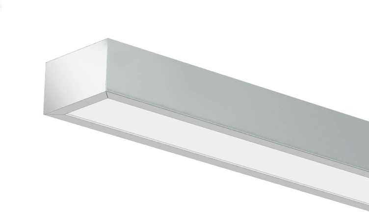 36W LED sieninis šviestuvas HORIZON, chromo sp., 3000/4000K, IP44, 01-3793