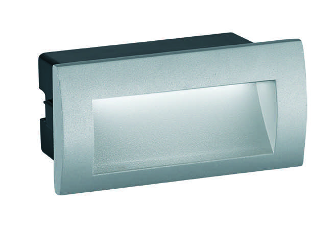 3,6W LED sieninis šviestuvas RIVA, pilkas, 3000K, 4124900