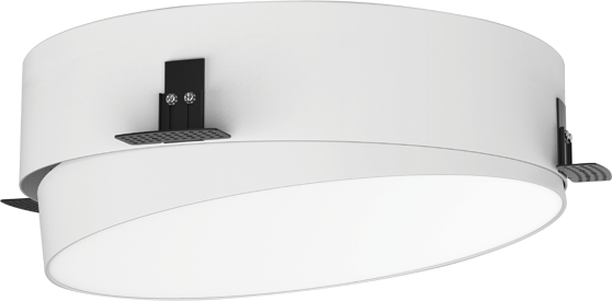 36W LED užglaistomas šviestuvas, baltas, 2700/3200/4000K, DALI, 25211