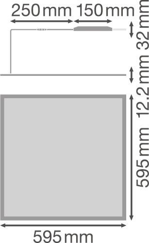 Lubinis šviestuvas Ledvance 36W panelė ECO PANEL 60x60, 4000K