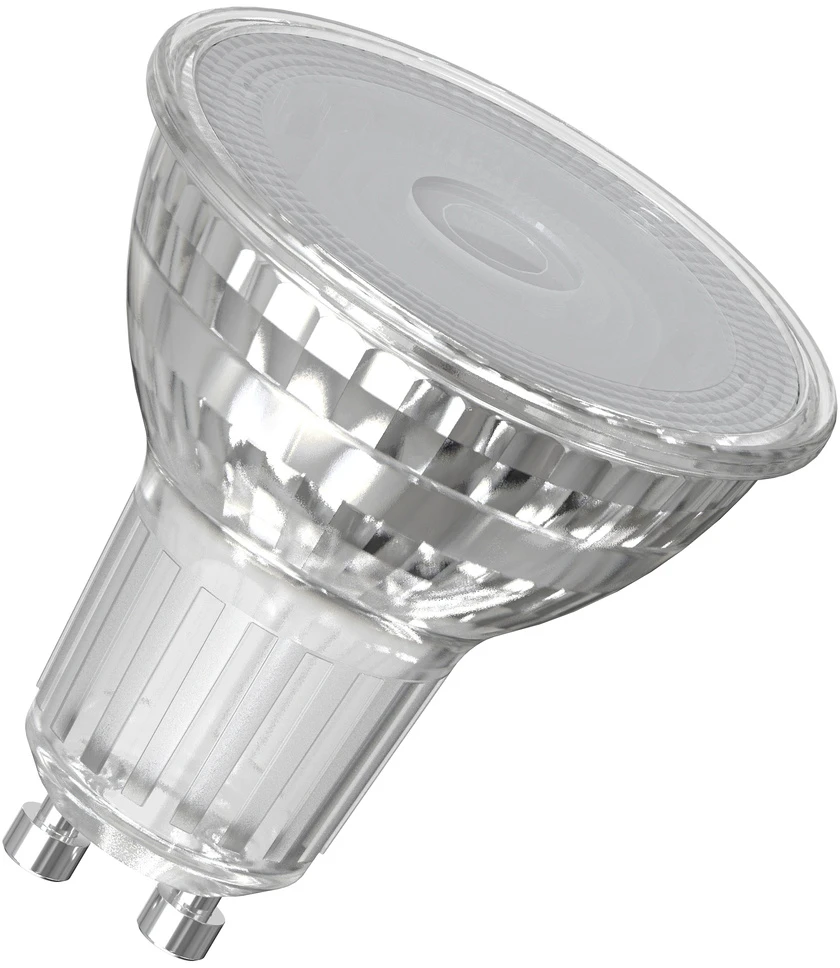 Ledvance 3,7W LED lemputė PAR16, GU10, PAR16, skaidri, 36°, 2700K, dimeriuojama