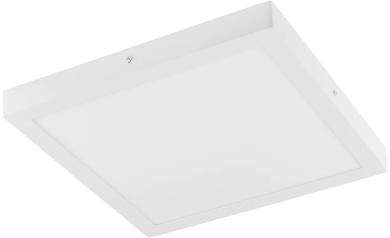 37W LED lubinis šviestuvas GLISSY SQUARE, matinės baltos sp., 3000K