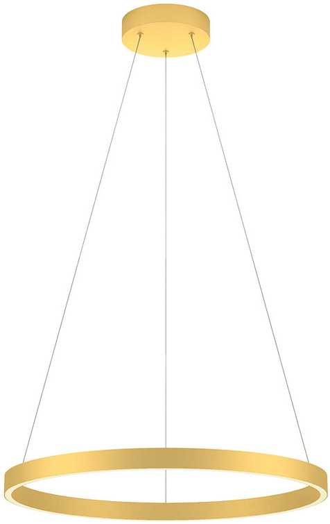 37W LED pakabinamas šviestuvas FEBE, matinės aukso sp., 4000K, dimeriuojamas, 01-2866