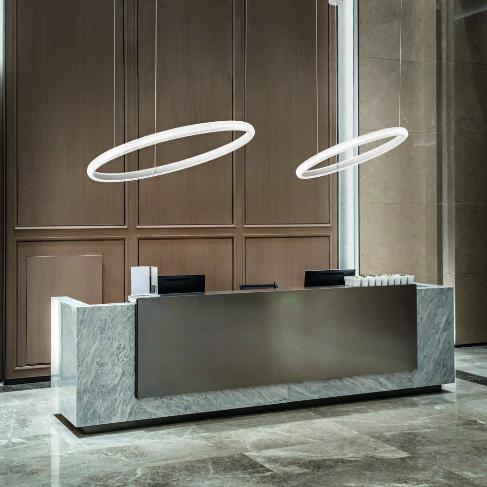 37W LED pakabinamas šviestuvas MIRACLE, baltas, 3000K, 325828