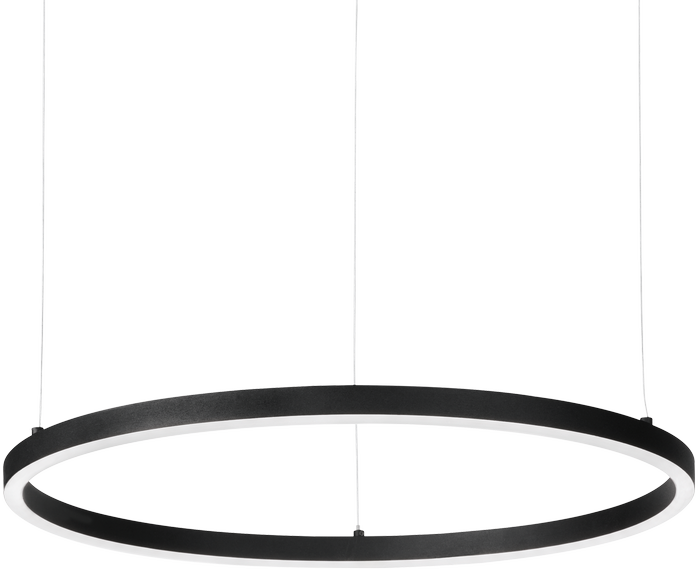 37W LED pakabinamas šviestuvas ORACLE SLIM, juodas, 2700K, 342047