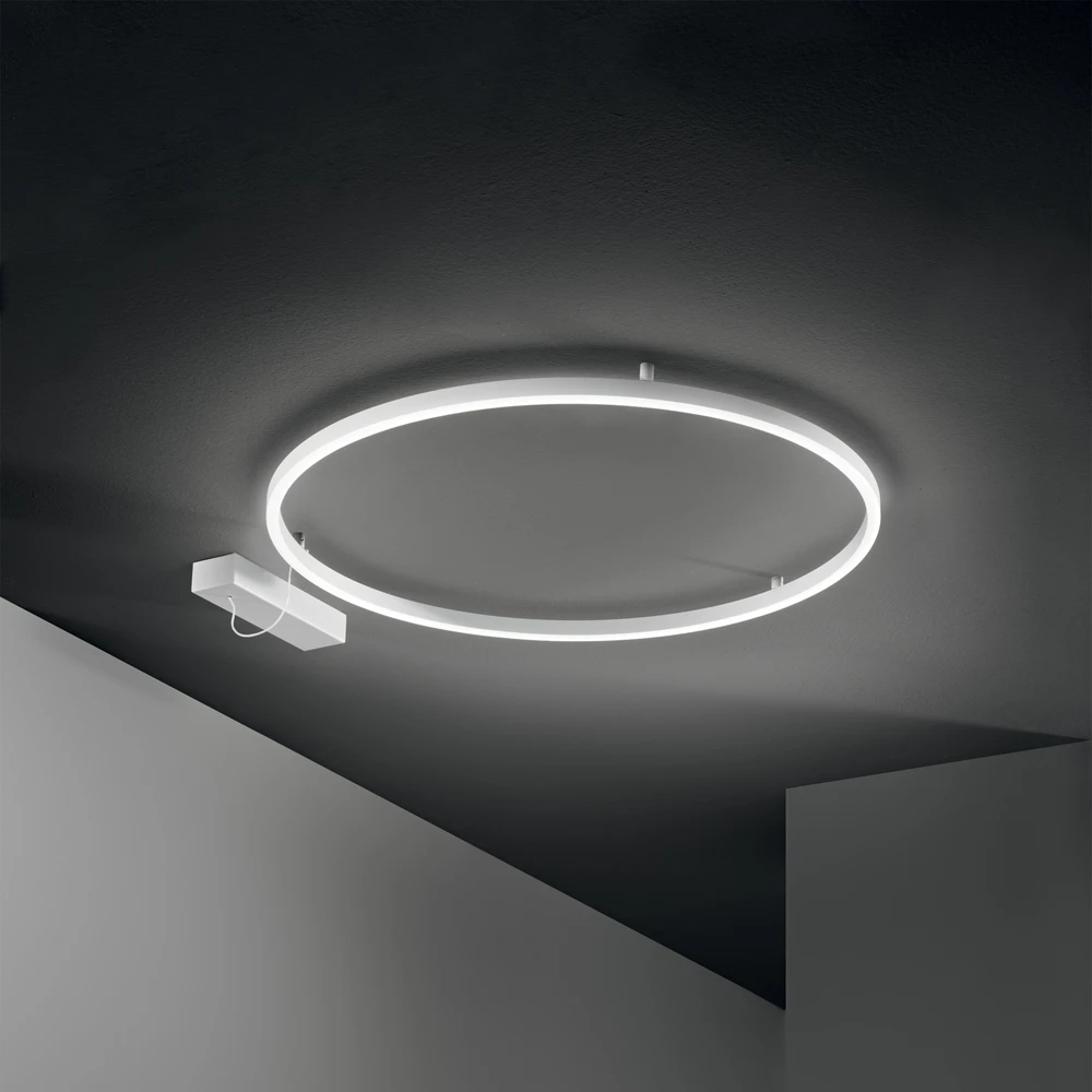 Ideal Lux Lubinis šviestuvas Oracle Slim Pl D070 Round Wh 3000K