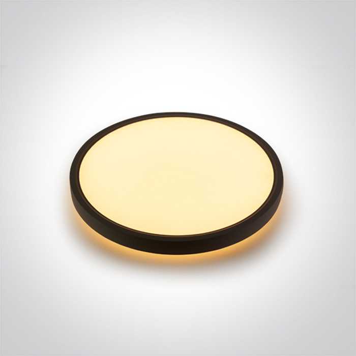 Lubinis šviestuvas 38+4W LED paviršinis šviestuvas, juodos sp., 2700/3200/4000K, 500mm, šviečia į viršų ir į apačią, 62002C/B/V