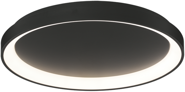 38W LED lubinis šviestuvas GRACE, juodas, 2700/3000/4000K, dimeriuojamas, P3848172NDP