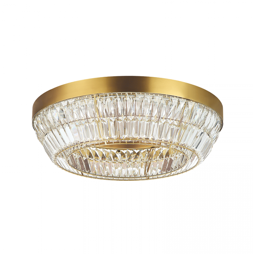 38W LED lubinis šviestuvas, sendinto žalvario sp., 3000K, dimeriuojamas, 23047