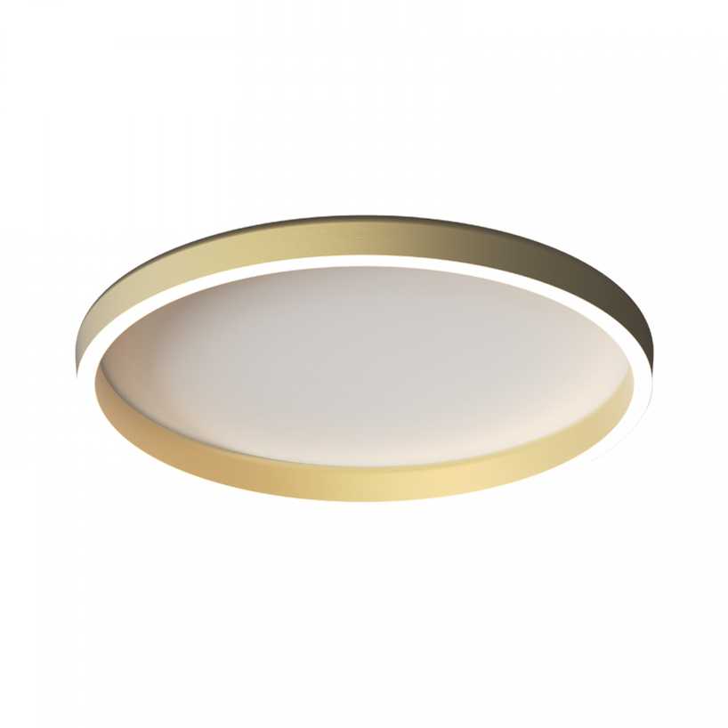 38W LED lubinis šviestuvas, šlifuoto aukso sp., 2700/3000/4000K, dimeriuojamas, 25164
