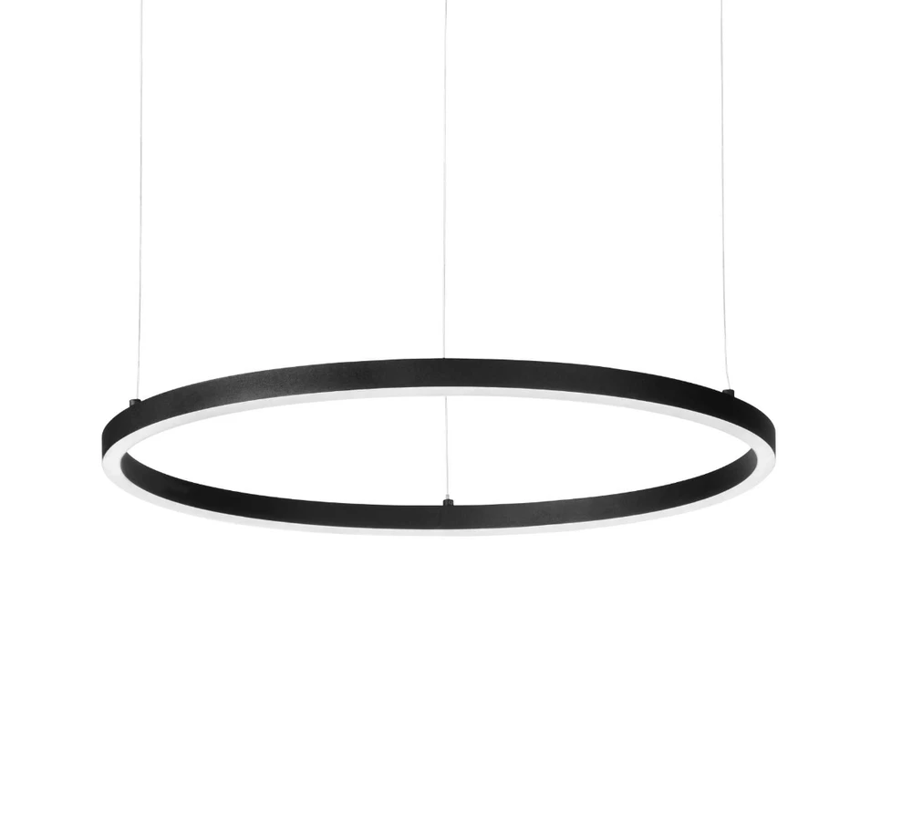 Ideal Lux Pakabinamas šviestuvas Oracle Slim Sp D070 Round 4000K On-Off Bk