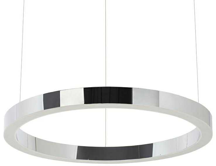 38W LED pakabinamas šviestuvas RING 60, sidabro sp., 3000K