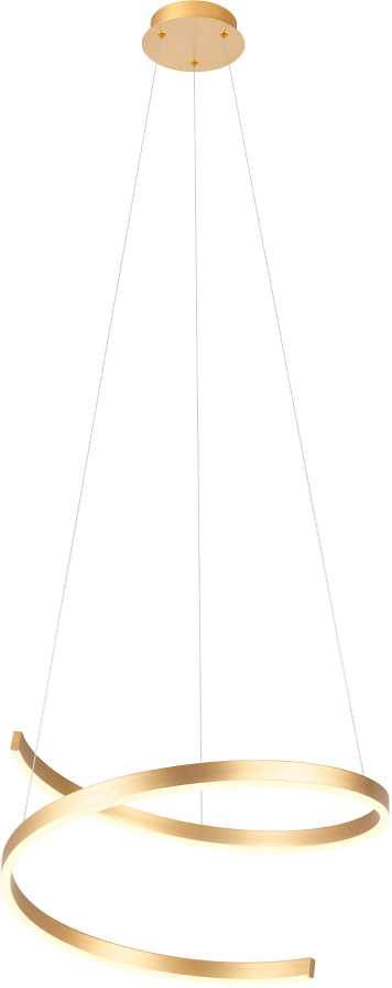 38W LED pakabinamas šviestuvas SCROLL, matinės bronzos sp., 3000/4000/6000K, dimeriuojamas, 01-4014
