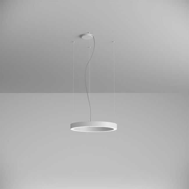 38W LED paviršinis/pakabinamas šviestuvas XAMBIT, baltas, 4000K, 60cm