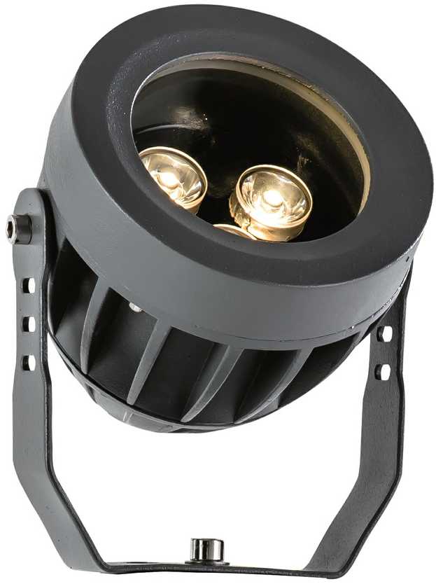 3,8W LED prožektorius ERMIS, tamsiai pilkas, 3100K, 4205000