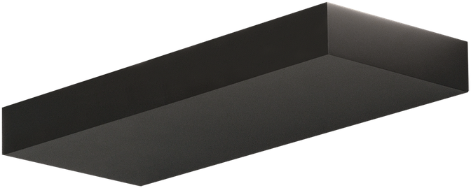 38W LED sieninis šviestuvas BRICK, juodas, 2700/3000/4000K, dimeriuojamas, A3972172NDP