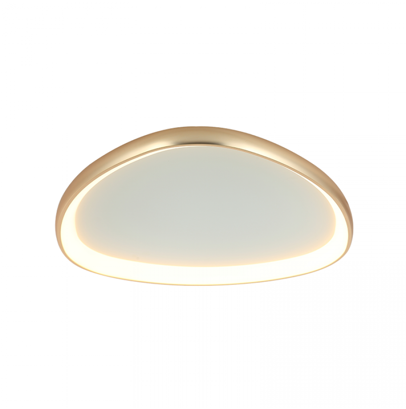 39W LED lubinis šviestuvas, matinės aukso sp., 3000K, dimeriuojamas, 23091