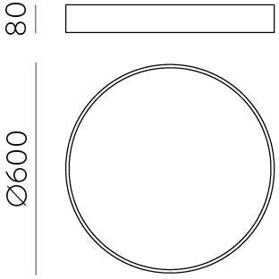 39W LED lubinis šviestuvas MINSK, baltas, 2700/3000/4000K, dimeriuojamas, P3758272BDP